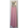 Image 1 : LIGHT PINK FULL BACK GOWN WITH SEQUINNED