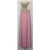 Image 1 : LIGHT PINK FULL BACK GOWN WITH SEQUINNED
