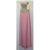 Image 1 : LIGHT PINK FULL BACK GOWN WITH SEQUINNED