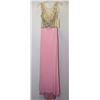 Image 1 : PINK GEMMED TOP LONG GOWN
