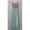 Image 1 : AQUA  GEMMED TOP ZIPPER BACK LONG GOWN