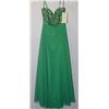 Image 1 : LONG GREEN SEQUINNED TOP GOWN
