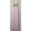 Image 1 : PINK GEMMED TOP ZIPPER BACK GOWN