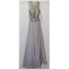 Image 1 : PEWTER BEADED TOP GOWN