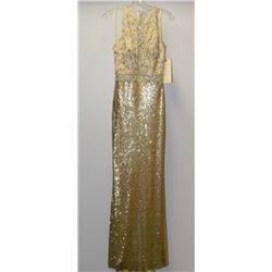 GOLD FULLY SEQUINED GOWN