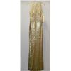 Image 1 : GOLD FULLY SEQUINED GOWN
