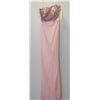 Image 1 : PINK GEMMED TOP STRAPLESS LACE GOWN