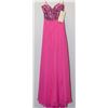 Image 1 : FUCHSIA SEQUINNED TOP GOWN