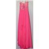 Image 1 : HOT PINK GEMMED TOP GOWN