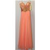 Image 1 : CORAL SEQUINNED TOP GOWN