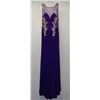 Image 2 : PURPLE GEMMED & SHEER TOP DRESS