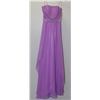 Image 1 : LILAC BEADED TOP STRAPLESS GOWN