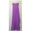 Image 2 : LILAC BEADED TOP STRAPLESS GOWN