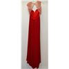 Image 2 : RED GEMMED TOP OPEN BACK GOWN