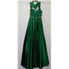 Image 2 : EMERALD GREEN GEMMED CHOKER GOWN