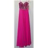 Image 1 : FUCHSIA SEQUINNED TOP GOWN