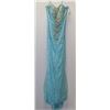 Image 1 : TURQUOISE GEMMED FULL LACE GOWN