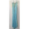 Image 2 : TURQUOISE GEMMED FULL LACE GOWN