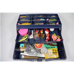 OLD PAL FISHING TACKLE BOX W/ LURES & ACCESSORIES