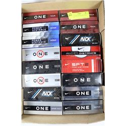 FLAT OF BRAND NEW NIKE GOLF BALLS 18 PACKS OF 3