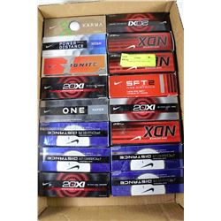 FLAT OF BRAND NEW NIKE GOLF BALLS 18 PACKS OF 3