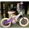 Image 1 : GIRLS TECHTEAM PRINCESS GLITTER BIKE WITH GUARD