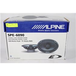 NEW ALPINE SPE-6090 300W 6" X 9" SPEAKERS