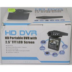 NEW HD PORTABLE DVR WITH 2.5" SCREEN