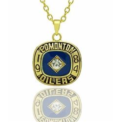 1984 STANLEY CUP EDMONTON OILERS NECKLACE -REPLICA