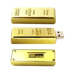 NEW GOLD BAR DESIGN 256GB USB FLASH DRIVE
