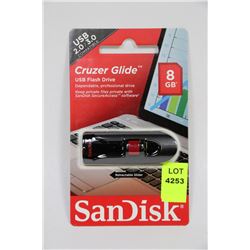 NEW SANDISK 8GB USB FLASH DRIVE