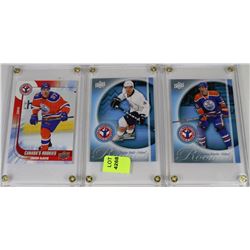 ROOKIE CARDS X3
