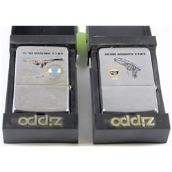 2 CANADIAN MILITARY ZIPPO COMMEMORATIVE LIGHTERS