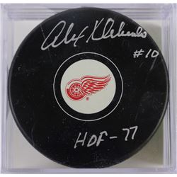 ALEX DEVECCHIO SIGNED PUCK WITH COA