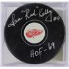 Image 1 : RED KELLY SIGNED PUCK WITH COA