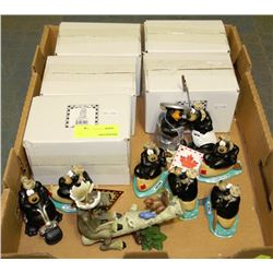 FLAT OF GIFT SHOP FIGURINES