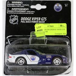 2009 NHL OILERS DODGE VIPER GTS DIE CAST CAR