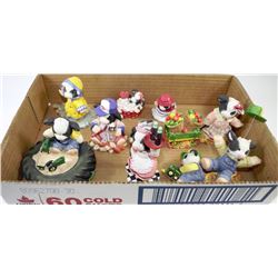 COLLECTION OF MARY MOO MOO'S INCLUDING JOHN DEERE,