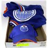 Image 1 : NHL OILERS SMALL SWEATER & OILERS HAT