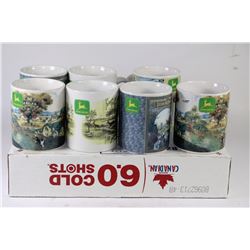 SET OF 7 JOHN DEERE SCENERY COFFEE MUGS