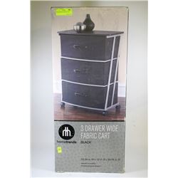 HOMETRENDS 3 DRAWER CART