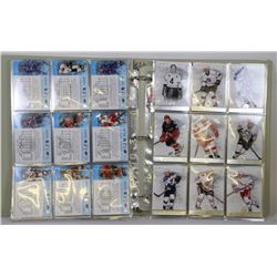BINDER OF ARTIFACTS AND IN THE GAME HOCKEY CARDS