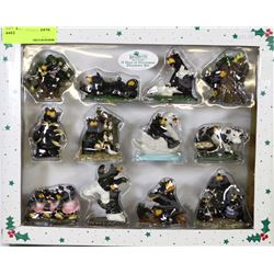 12 DAYS OF CHRISTMAS ORNAMENT SET