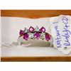 Image 1 : 7-NATURAL RUBY .925 STERLING SILVER RING SIZE 5.5