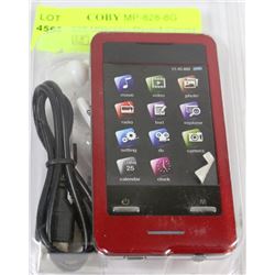 COBY 8GB MP3 VIDEO PLAYER AND CAMERA