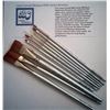 Image 1 : LOT OF 10 NATURAL BRISTLE ARTIST'S WATER COLOR