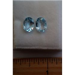 MATCHED SET OF 2 OVAL 9x7 NATURAL BRAZILIAN