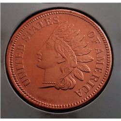 1 OZ INDIAN HEAD PURE COPPER COIN