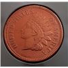 Image 1 : 1 OZ INDIAN HEAD PURE COPPER COIN