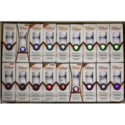 FLAT OF RECLAIMED GOLF BALLS TITLEIST VELOCITY